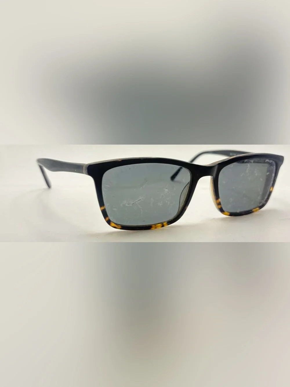 Black Tortoise Oval Sunglasses Frames Only